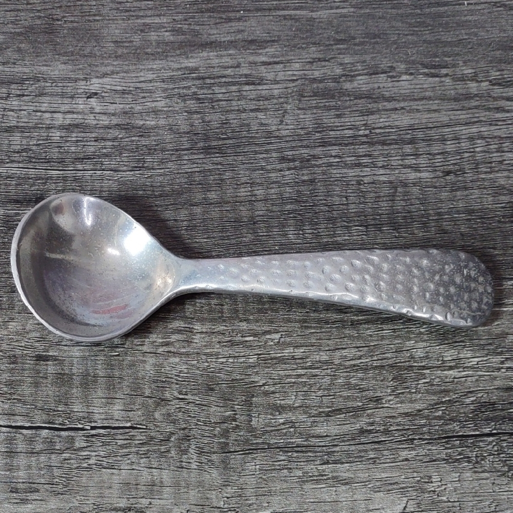 Mexican Pewterware Serving Spoon